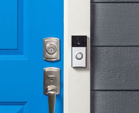 Installed video doorbell